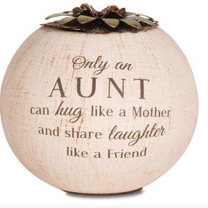 093023House1- NWOT Terracotta Decor Remembering Aunt